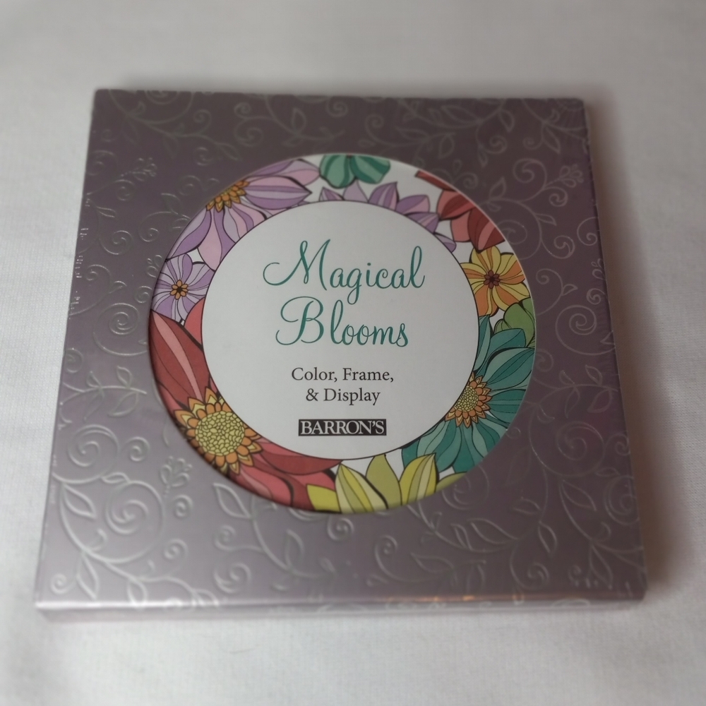 Floral Coloring Set & Frame
